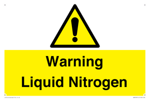 Liquid Nitrogen Warning